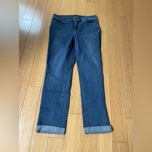 Talbots, straight leg jeans, size 12